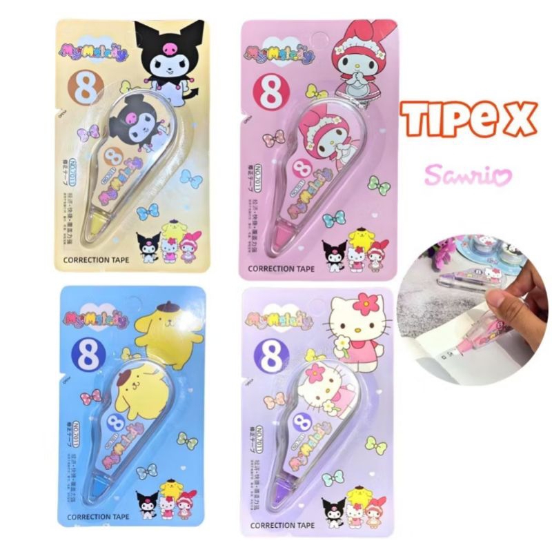 

[ZEN] Tipe X/Correction Tape Karakter Motif Lucu Murah