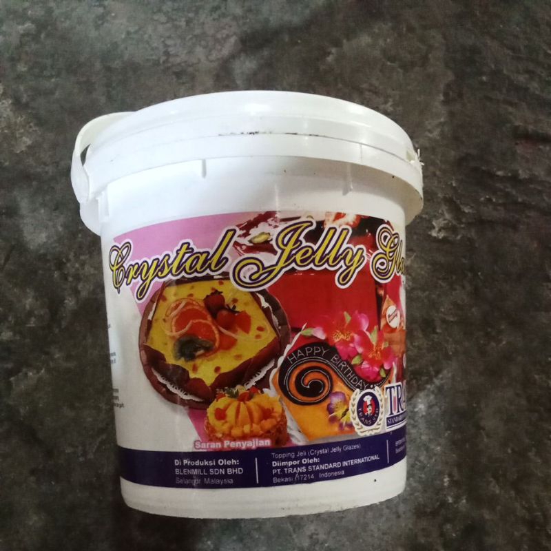 

crystal jelly Glazer 1kg. (Topping jeli)