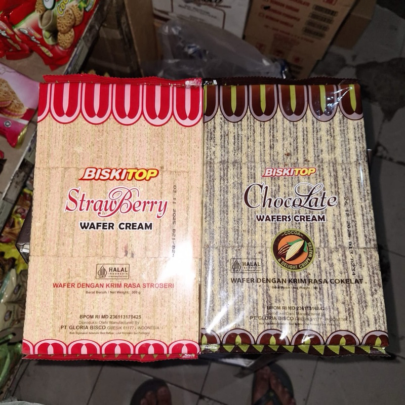 

BISKITOP Wafer Cream 300gram