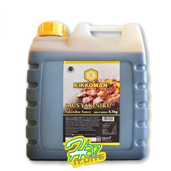 

Kikkoman Yakiniku sauce / Saus Yakiniku Jerigen 5 Liter - Halal