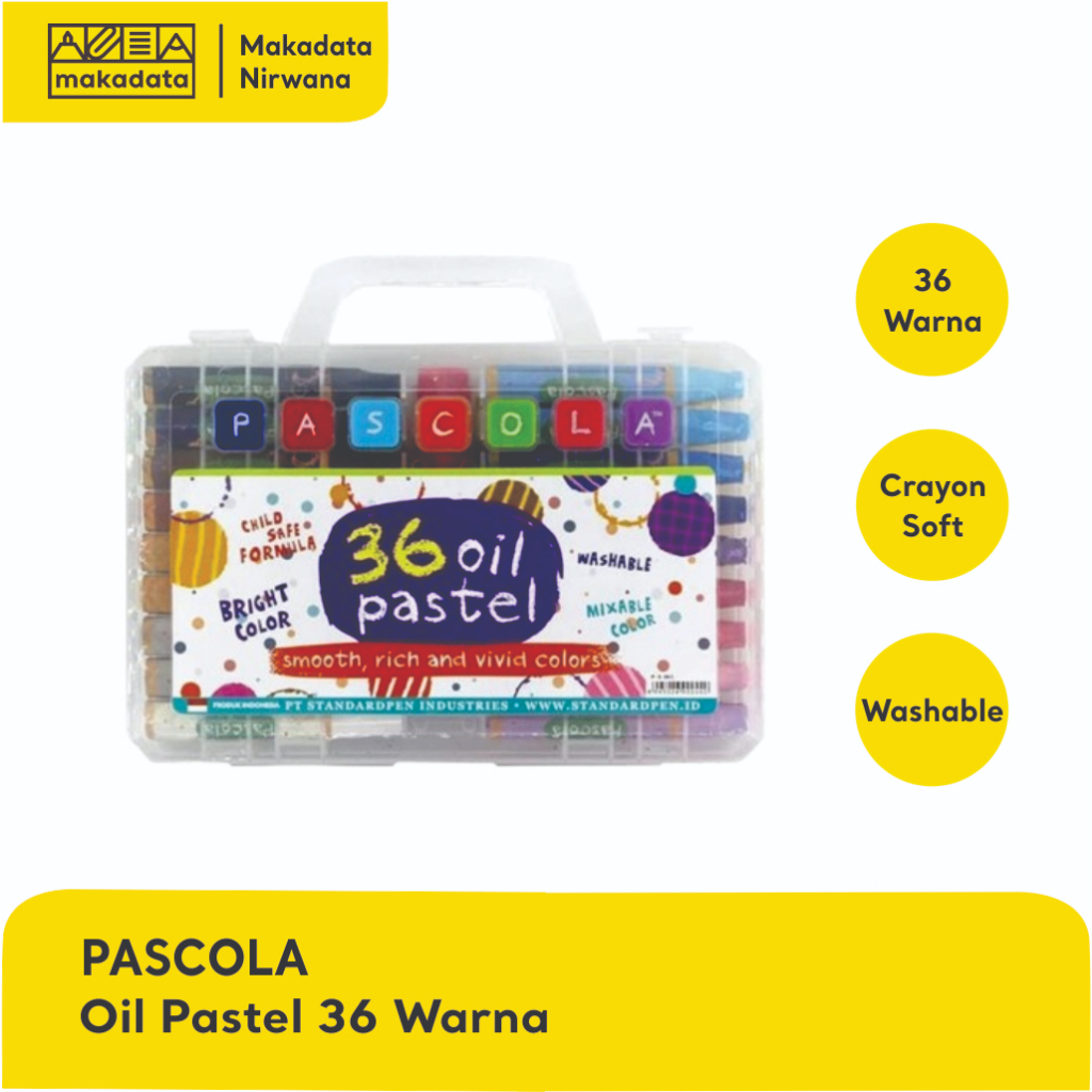 

PASCOLA CRAYON/OIL PASTEL ISI 36 WARNA (1 PCS)
