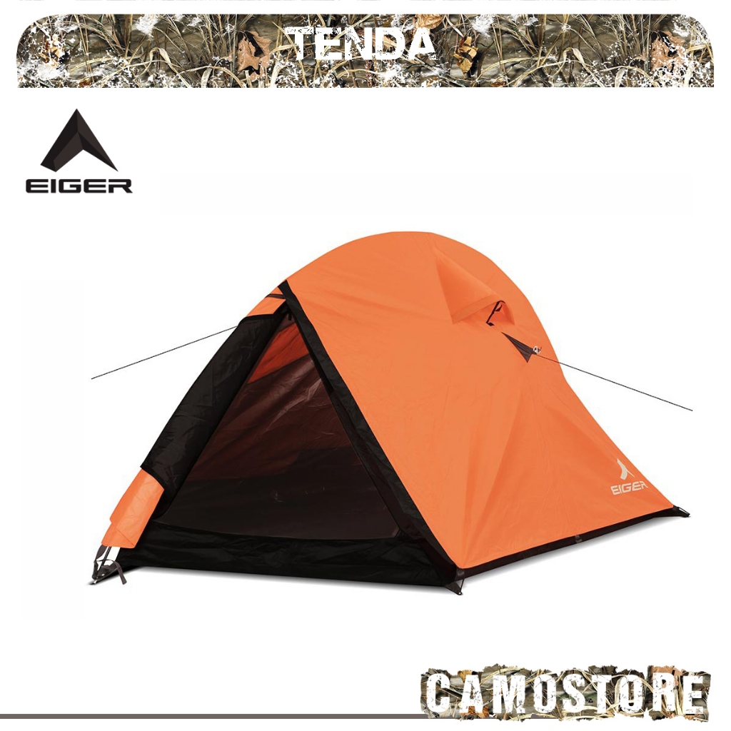Tenda series light Senaru 2P Ringan, 1 bentang frame 2 orang camping hiking pramuka dome