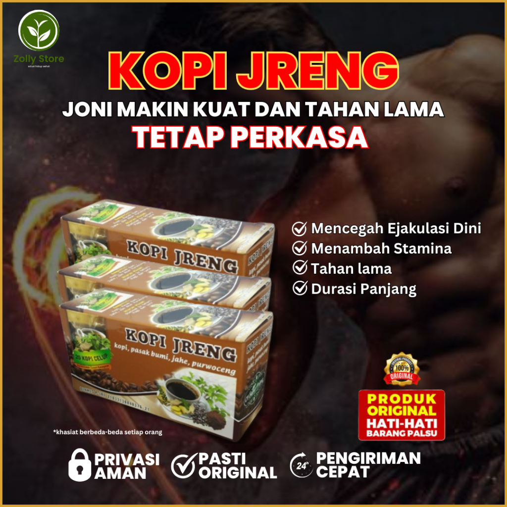 

Kopi Jreng Original - Kopi Kuat Pria Tahan Lama Tingkatkan Stamina Pria Dewasa Atasi Ejaakulasi Dini