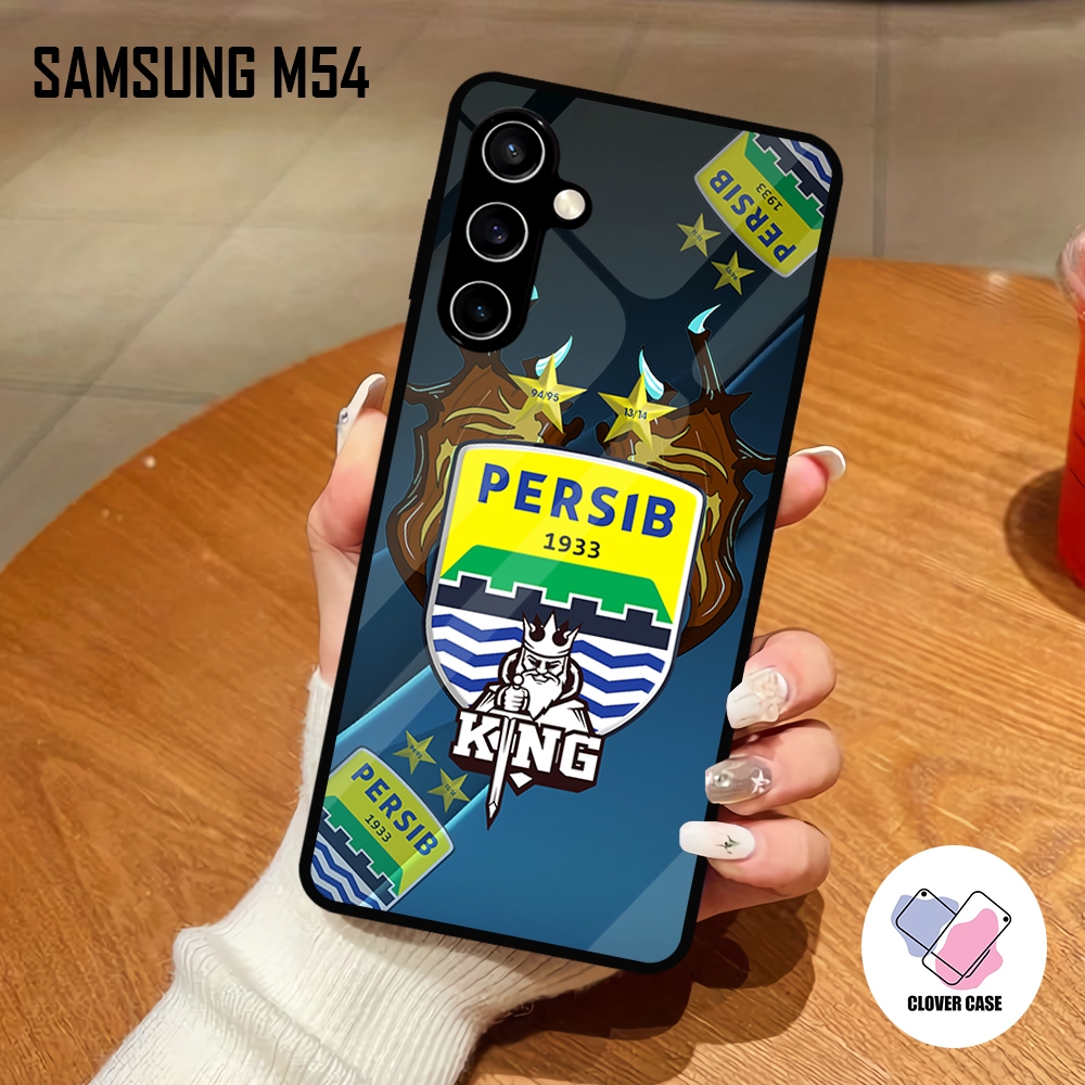 [BL33]  Case Glossy Case | SAMSUNG M54 | CASE KEKINIAN LUCU |  Casing Hp Kilau Motif PERSIB BANDUNG