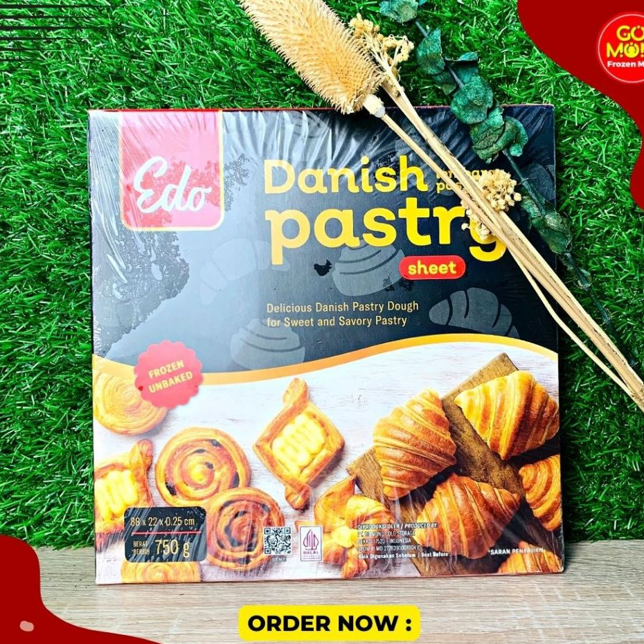 

EDO DANISH PASTRY SHEETS 750GR