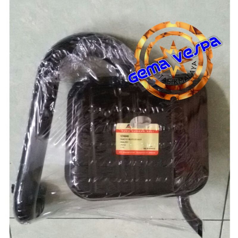 Knalpot vespa Super DGM Danmotor