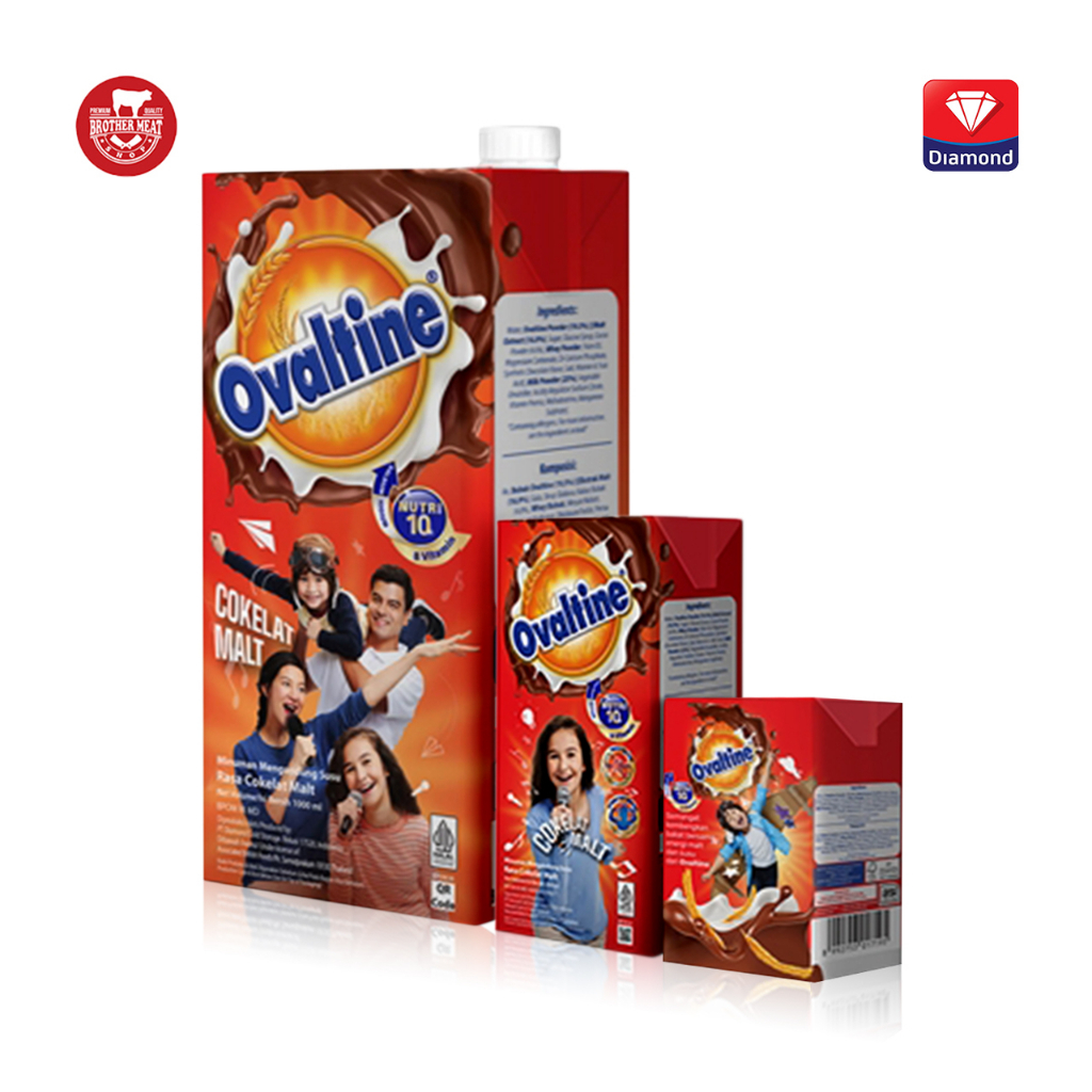 

OVALTINE UHT Choco Malt 125ml, Susu UHT Rasa Cokelat