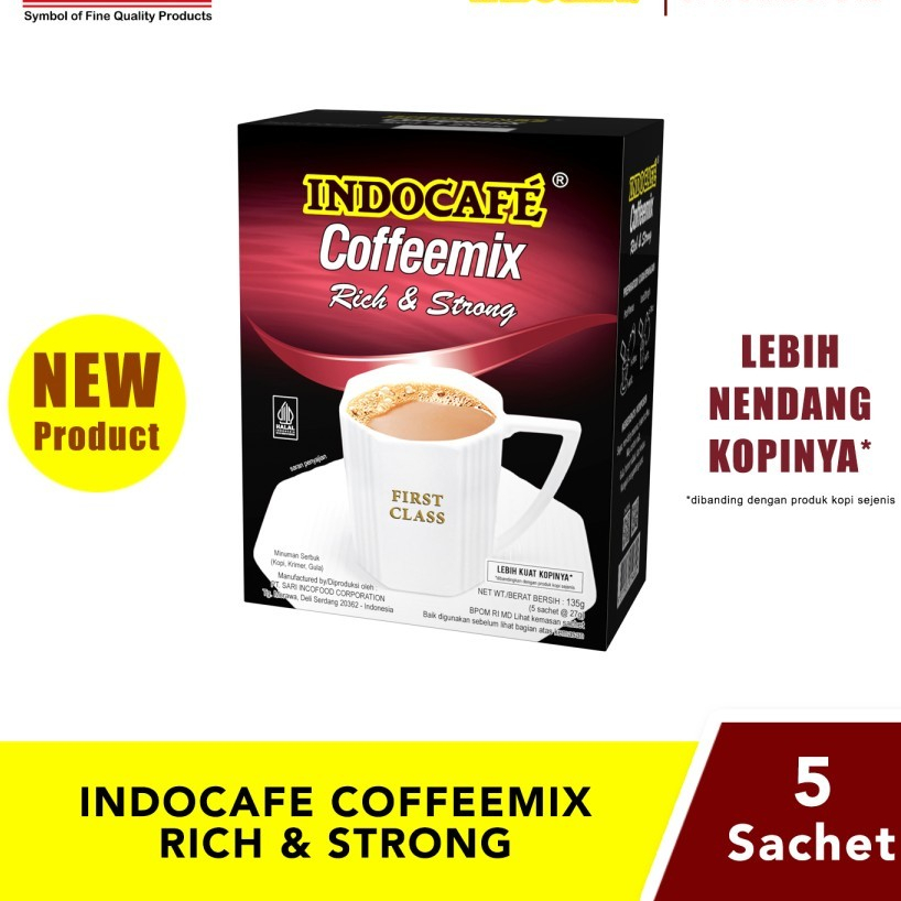 

Indocafe Coffeemix Rich & Strong (5 sachet)