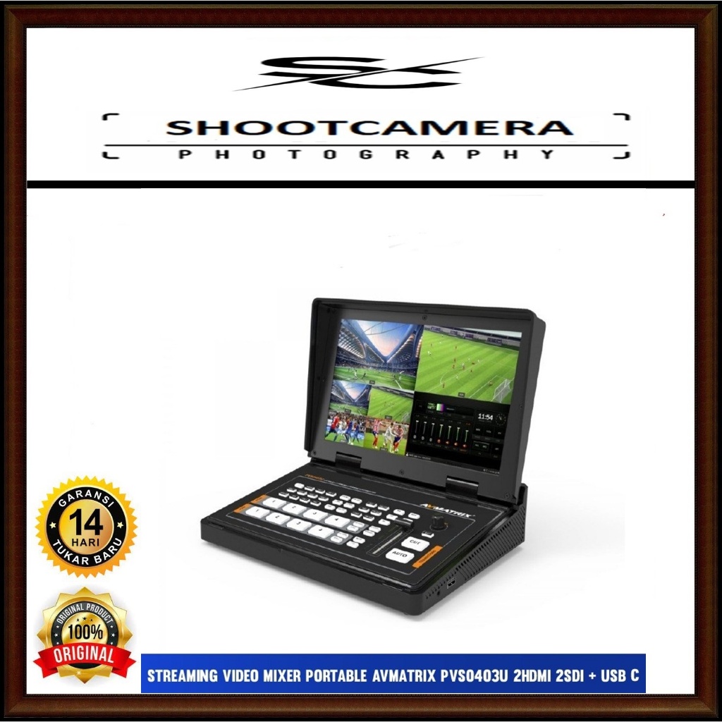 AVMATRIX PVS 0403U STREAMING VIDEO MIXER PORTABLE 2HDMI 2SDI + USB C - AVMATRIX PVS0403U