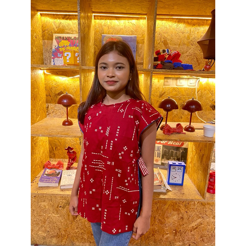 Dhiya Vest Batik | Outfit Merah Putih | Outer Batik