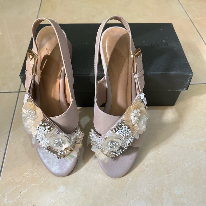 (Preloved) PVRA Silver Heels
