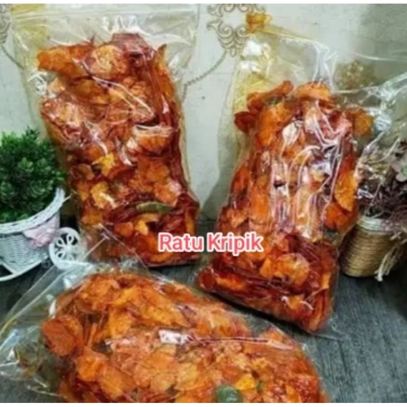 

Kripik singkong Balado kemasan @250gr