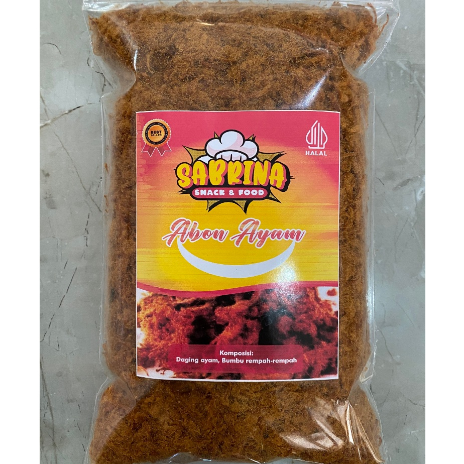 

SABRINA Abon Ayam premium 500g cocok buat lauk pauk santri dipondok