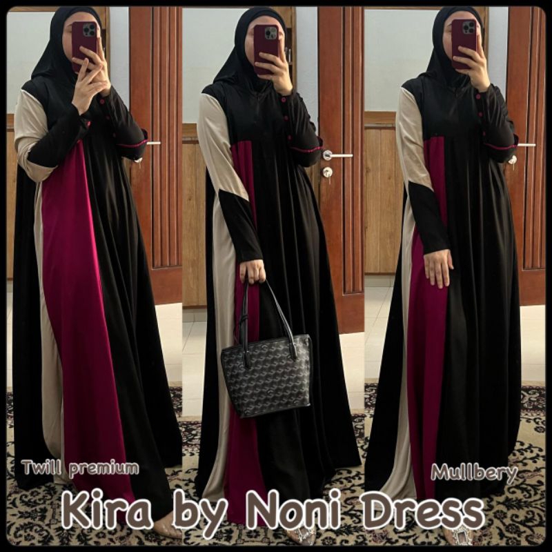 aisyahproduk | Kaftan KIRA by Noni Dress - Kaftan Twill premium - Kaftan Cantik