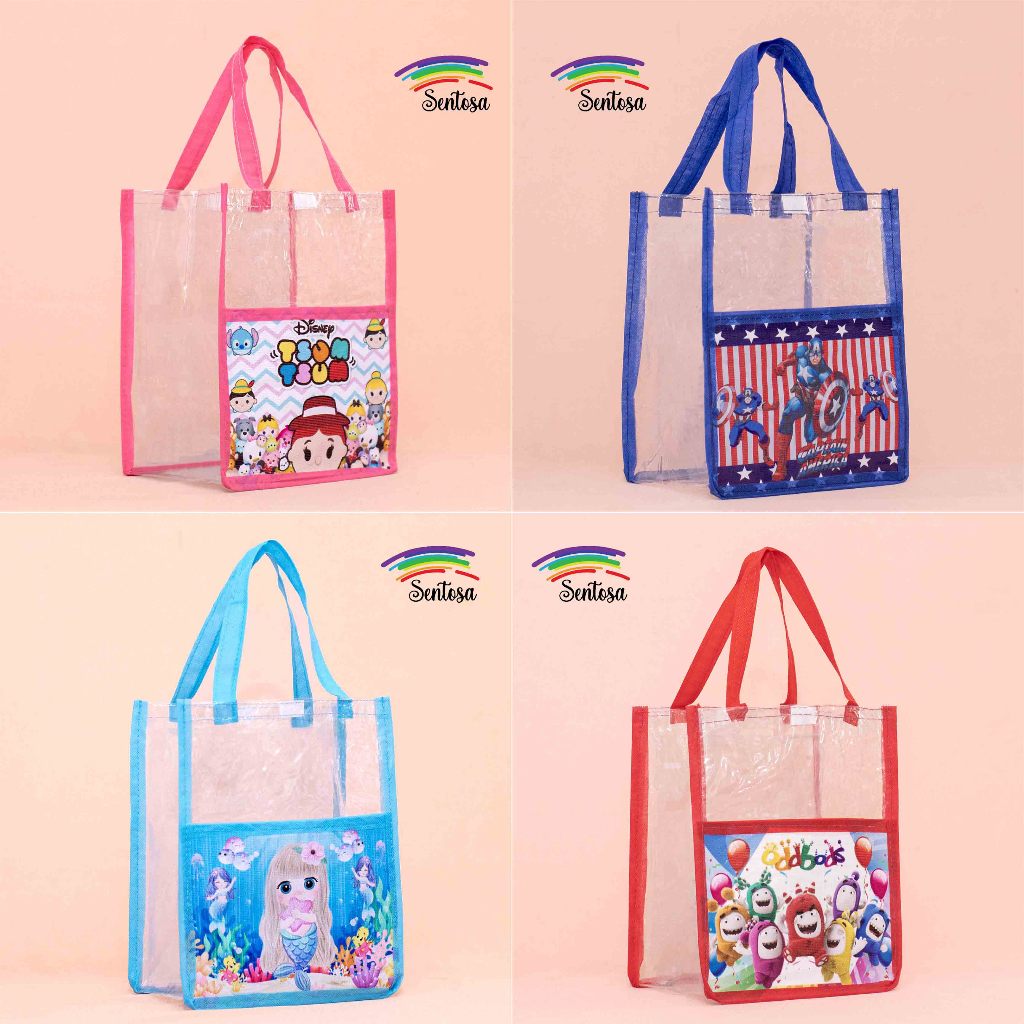 

GOODIE BAG HAMPERS MIKA BENING TRANSPARAN KANTONG MUAT KFC BINGKISAN SNACK ULTAH READY SIAP KIRIM