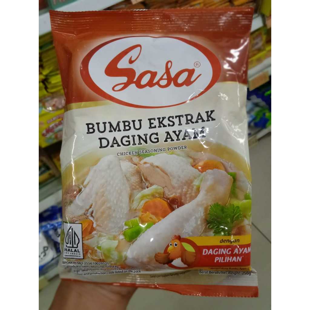 

Sasa Bumbu Ekstrak Daging Ayam 250gram