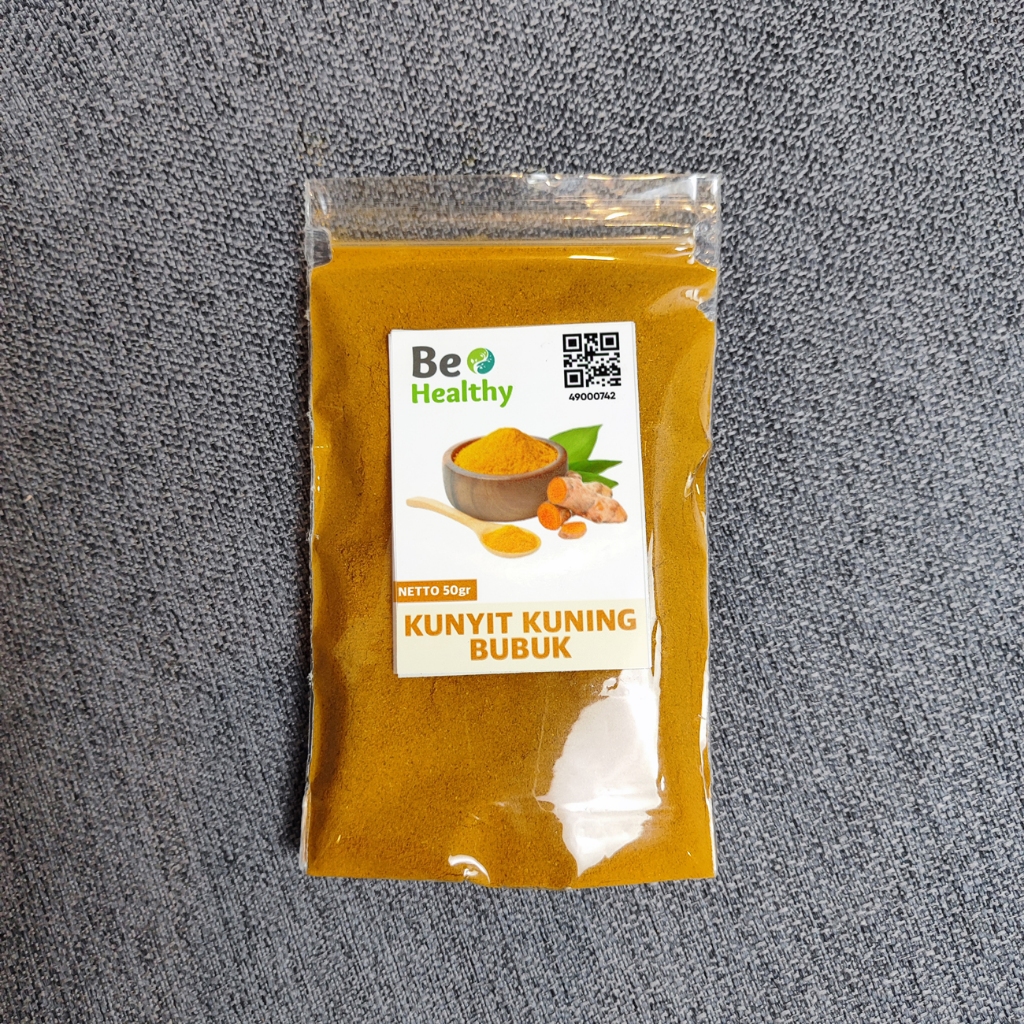 

Kunyit Bubuk / Kunir Bubuk / Ground Turmeric 50gr Rempah Bumbu Murni- Be_Healthy