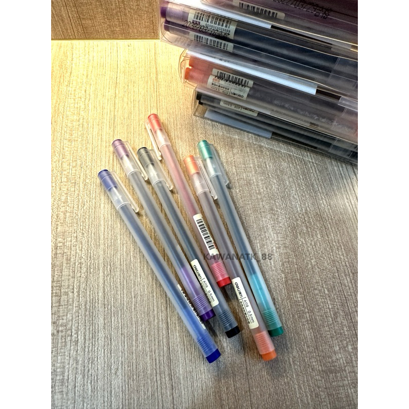 

(1 LUSIN MIX) DELI PULPEN GEL A119 / PEN GEL/ PENA GEL NT 0.5 MM