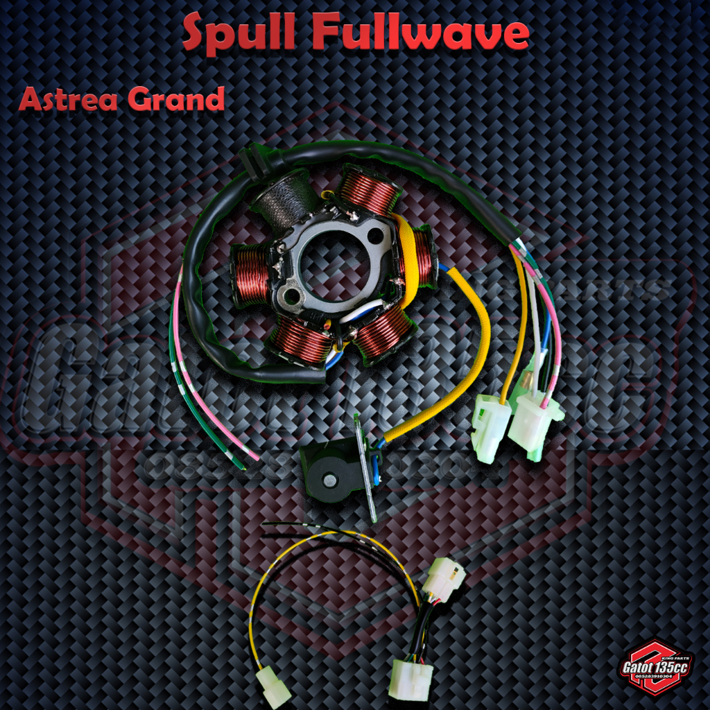 SPUL SPULL FULLWAVE ASTREA GRAND FULLSETT TINGGAL PASANG SOKET PNP KOMPLIT KABEL KIT FULLWAVE UNTUK