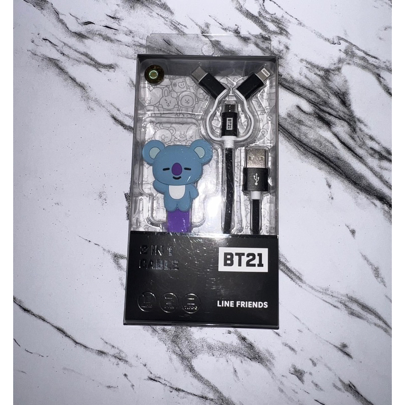 READY OFFICIAL BT21 3in1 Multi Charging Cable