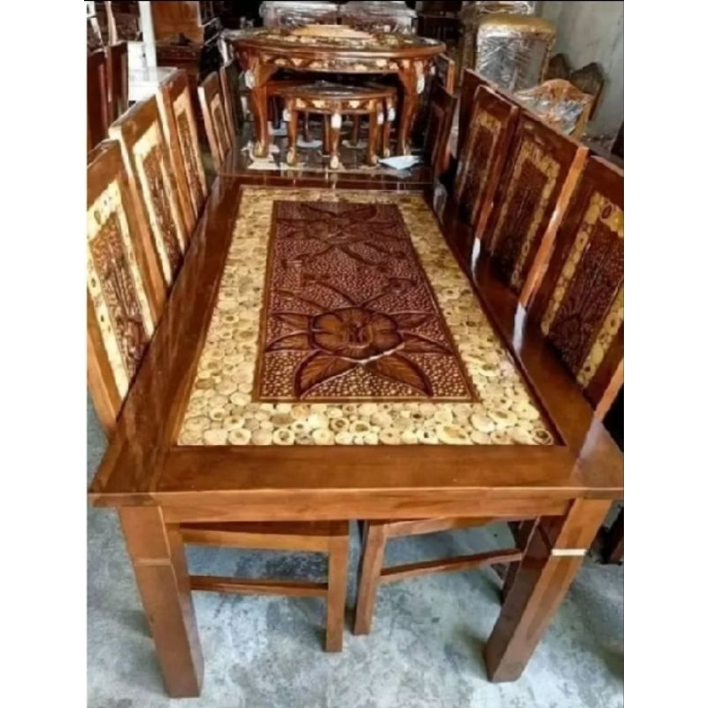 kursi makan minimalis jepara jati