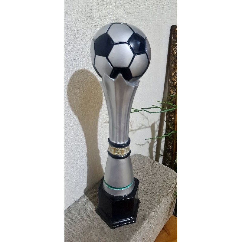 piala bola futsal.tiang 40cm.silver