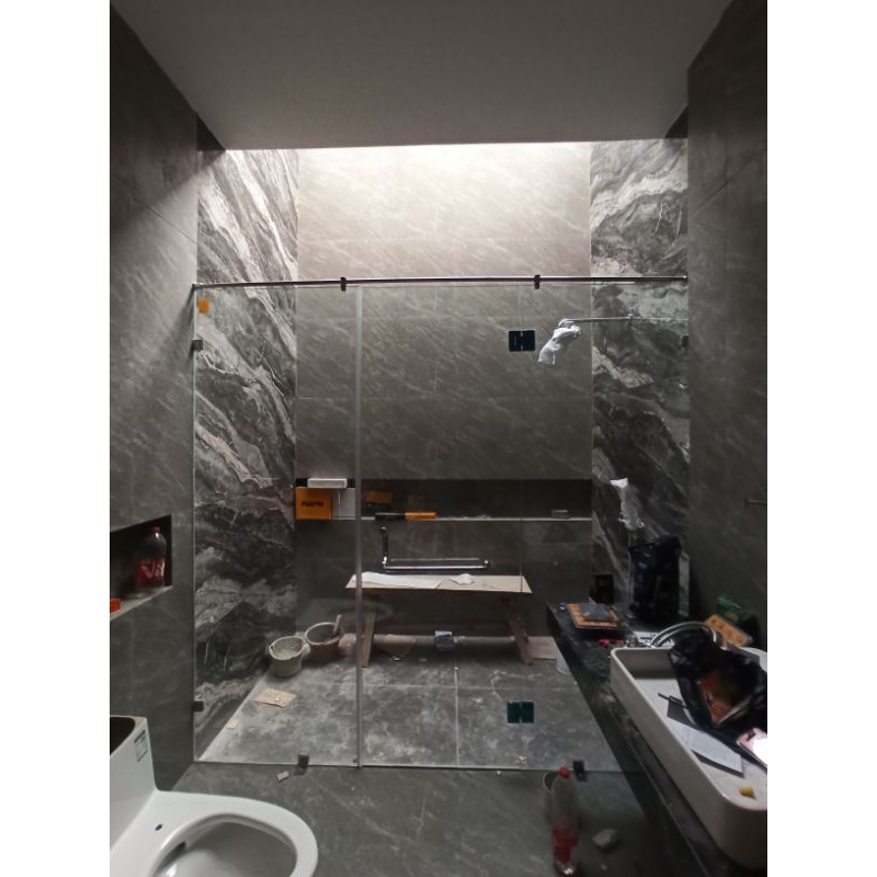 shower box kaca 10mm tempred