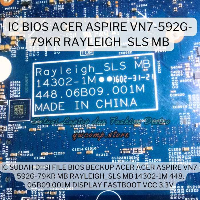 IC BIOS ACER ASPIRE VN7-592G-79KR