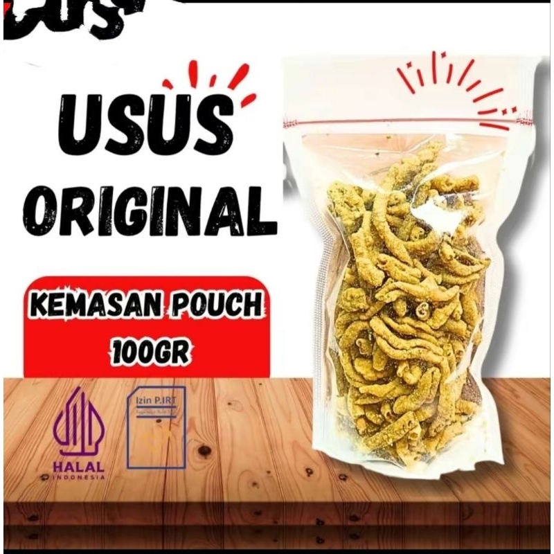 

usus ayam crispy original daun jeruk isi 100gr / wish Snack.id