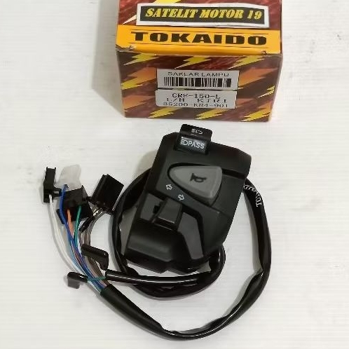 saklar holder kiri HONDA CRF 150 L K84 MERK TOKAIDO