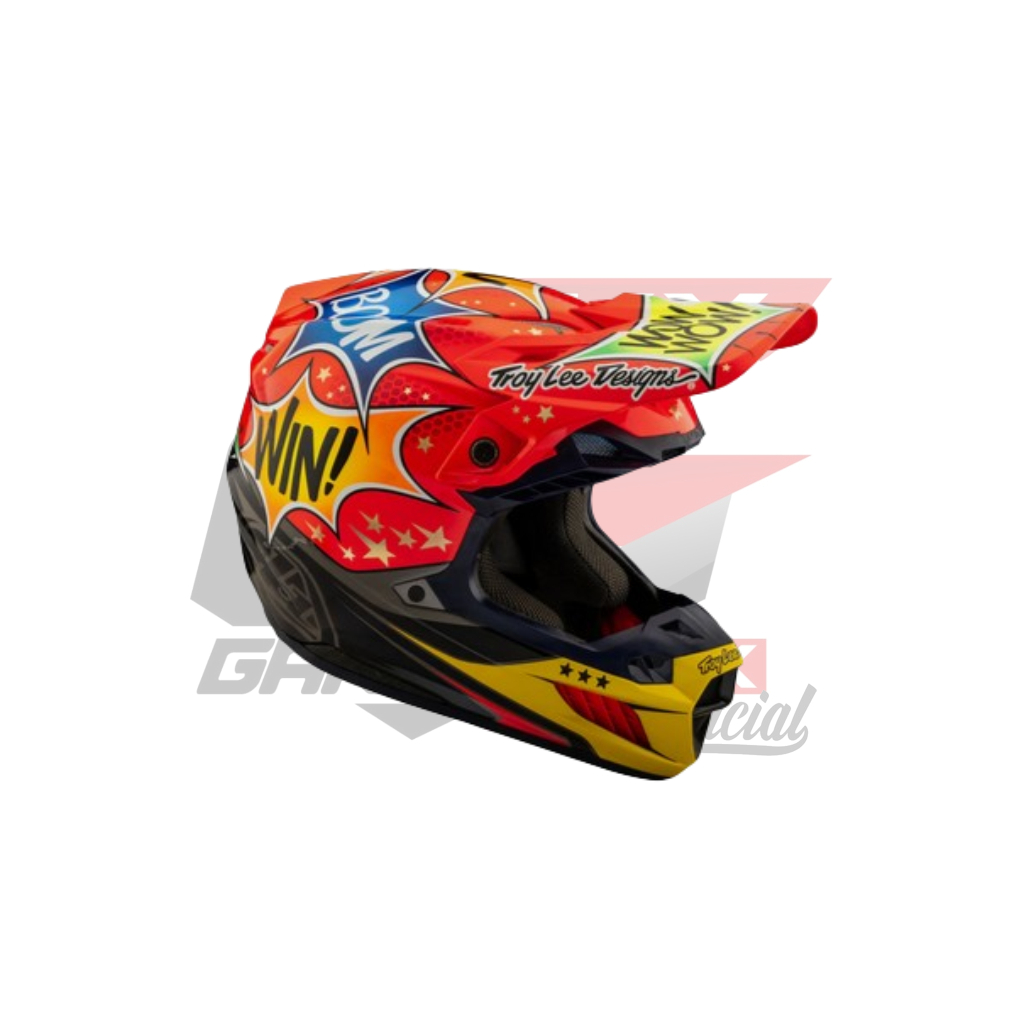 HELM TLD SE5 COMPOSITE HELMET MIPS - COSMIC EXPLOSION RED