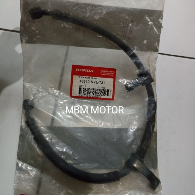 KABEL SELANG REM CAKRAM BELAKANG HONDA SUPRA X125 LAMA BATMAN ORI AHM 43310-KVL-T31