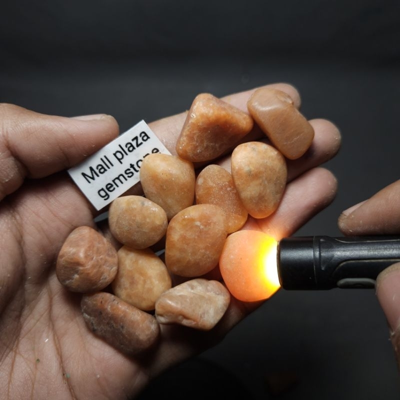 bahan batu sunstone natural batu alam