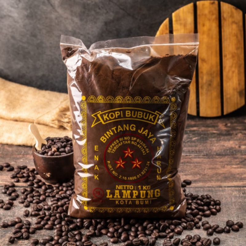 

Kopi Bintang Jaya 1Kg Asli 100% Kotabumi Lampung