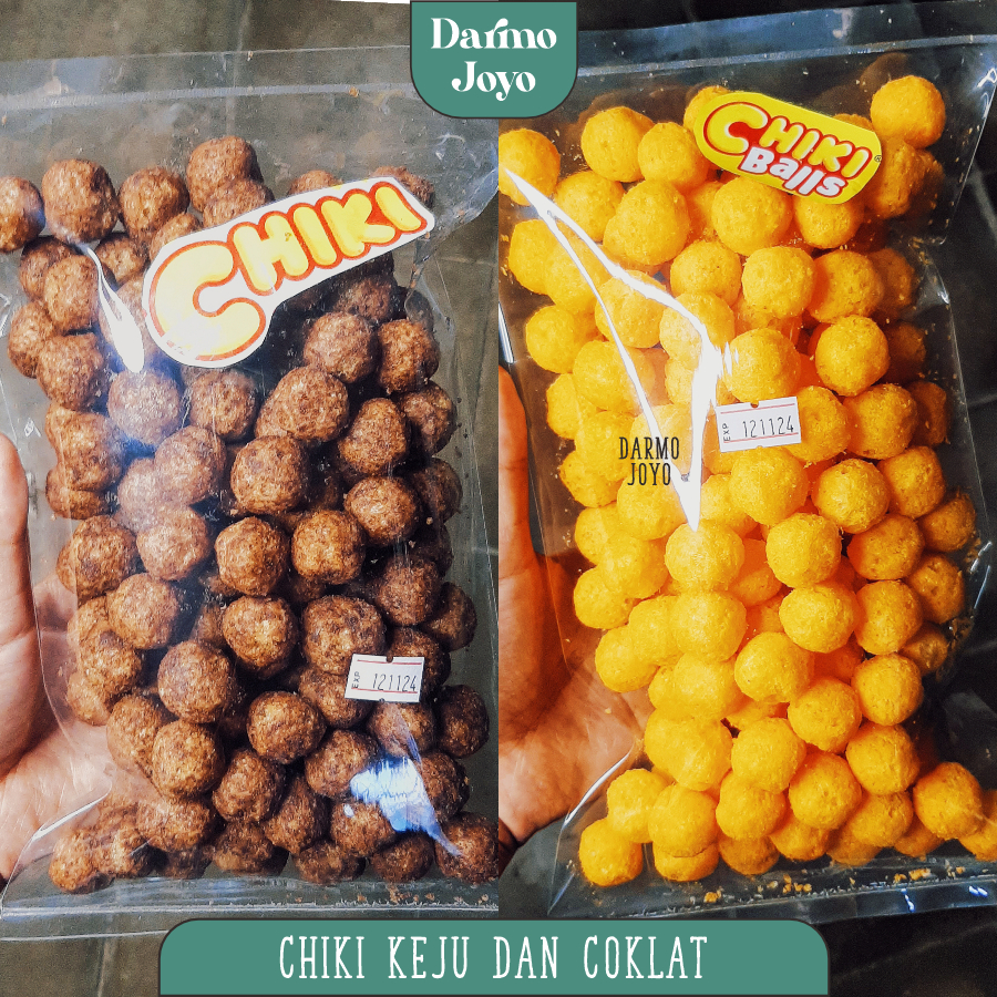 

DARMO CAMILAN - Chiki Balls Curah 100gr - Keju Coklat