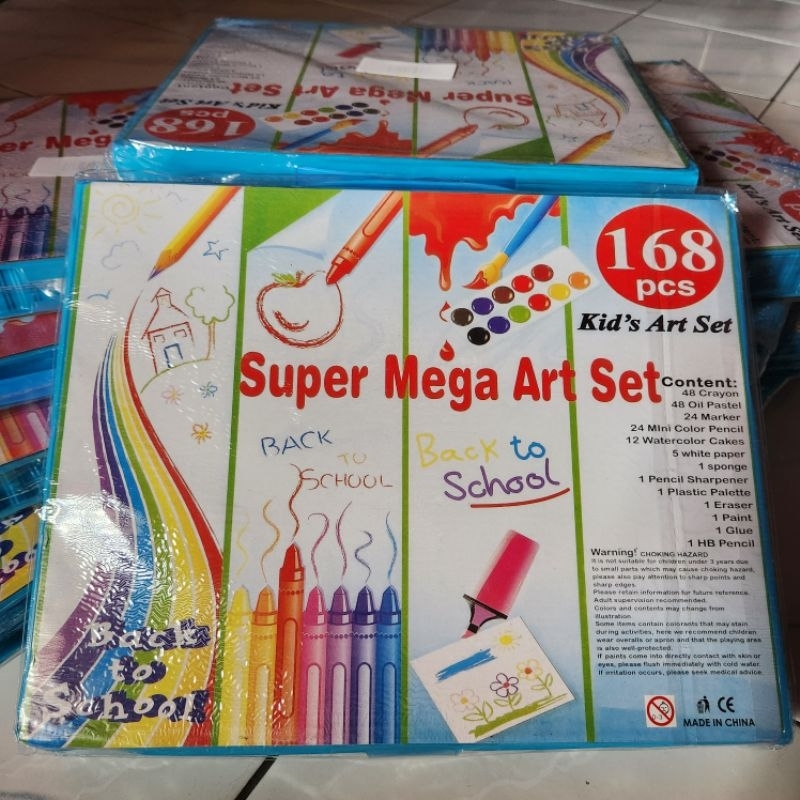 

SET CRAYON 168 PCS / KRAYON LENGKAP