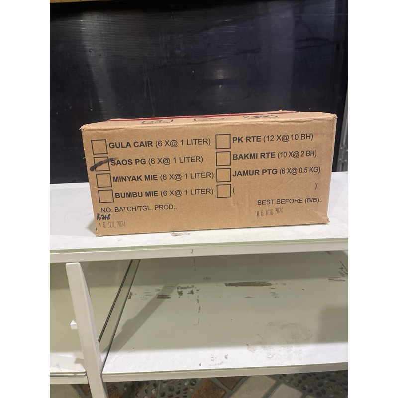 

KARDUS BEKAS BEST BEFORE 34 cmx 25 cm x 16 cm ( 300 ) Single Wall