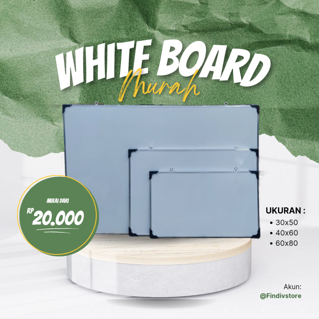 

Papan Tulis Whiteboard 2in1 Multi Fungsi Bagian Belakang Bisa Menulis Kapur
