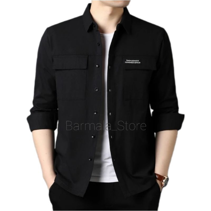 Kemeja Semi Tactical Pria Lengan Panjang - Kemeja Outdoor 'The Madness' Bahan American Drill