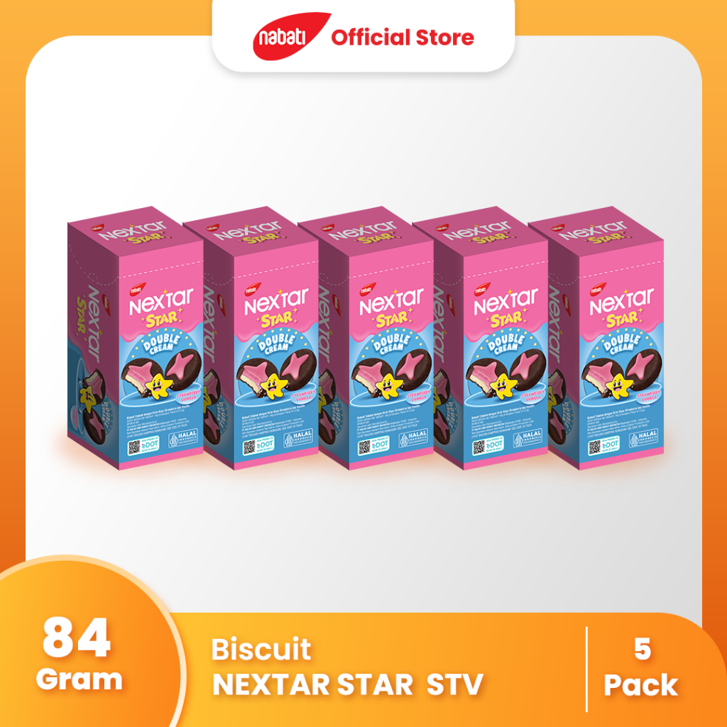 

[Bundle Pack Isi 5] Nextar Star Strawberry Vanilla 84g