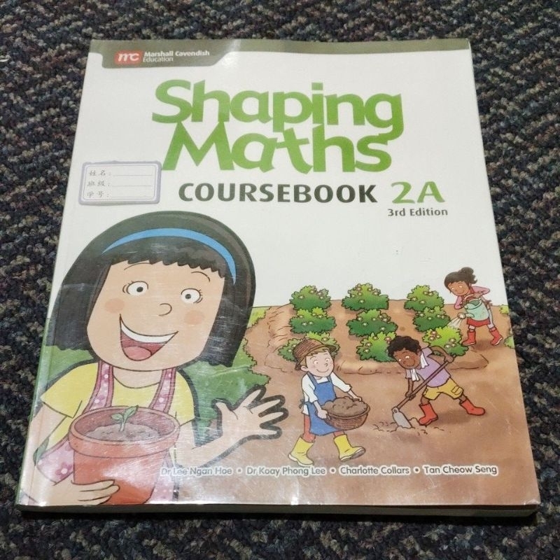 BUKU ORI SHAPING MATHS COURSEBOOK 2A PENERBIT MARSHALL CAVENDISH