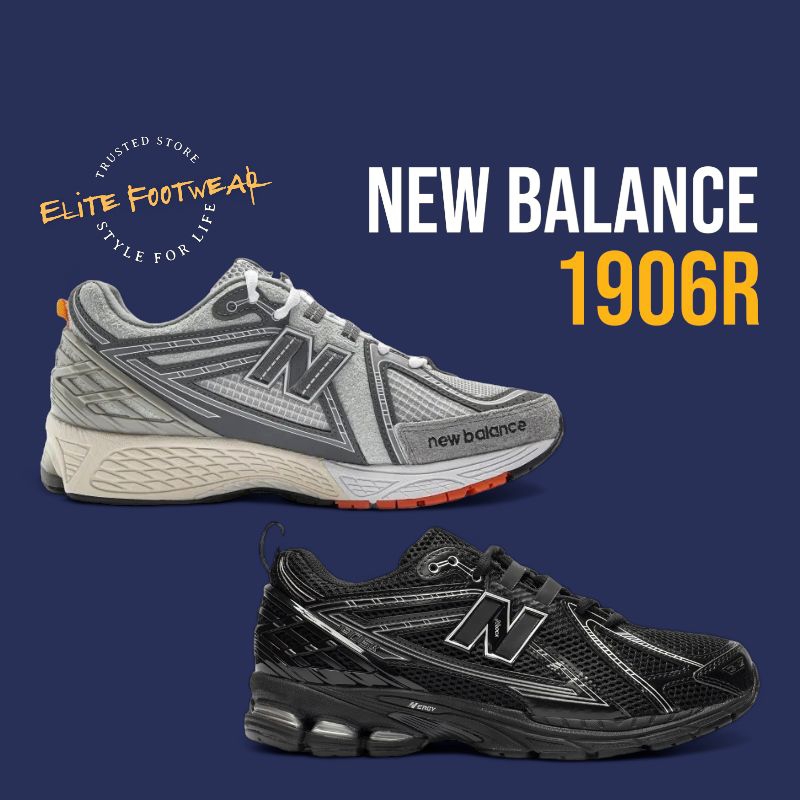 Sepatu Sneakers NB 1906R Black And Grey