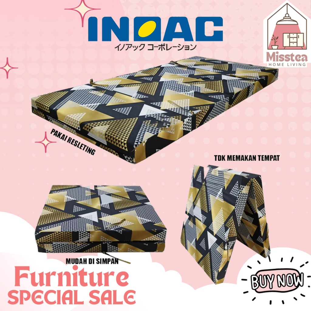 [READY STOCK] INOAC KASUR LIPAT BUSA / KASUR LANTAI INOAC LIPAT 4 ANTI KEMPES GARANSI 5 TAHUN TEBAL 