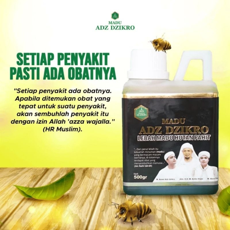 

Madu Hutan Pahit Adz Dzikro Isi 500 gr