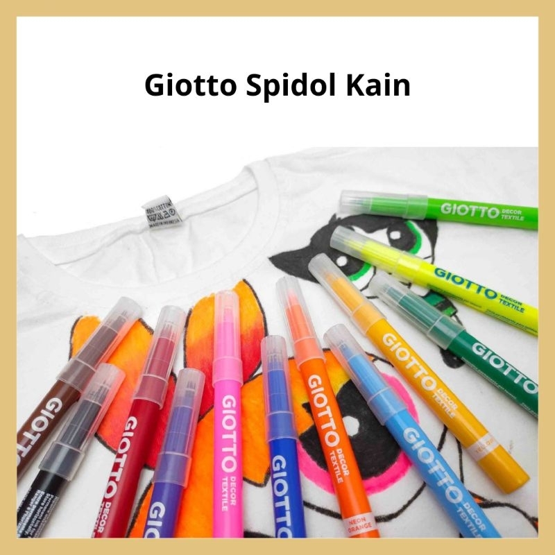 

Giotto Decor Textile / Spidol Kain