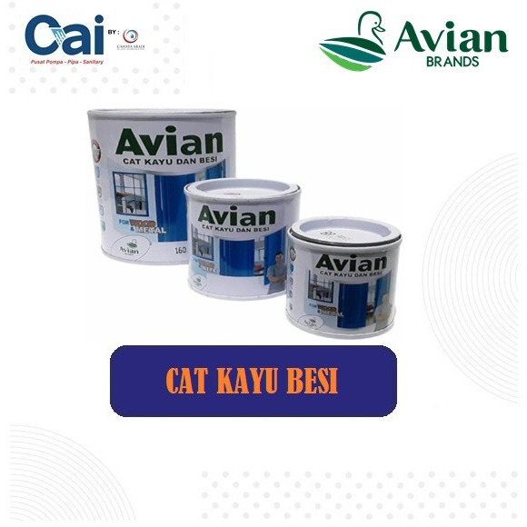 CAT AVIAN SUPER WHITE 900 ML - CAT KAYU BESI AVIAN WARNA PUTIH