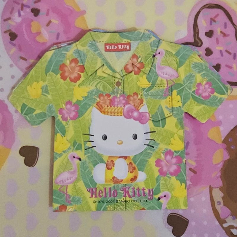 

Sanrio Hello Kitty hawaiian t-shirt memopad