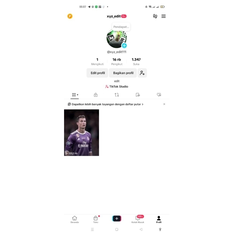 akun tiktok Live on no suntik Hasil fyp sendiri Login via nomer