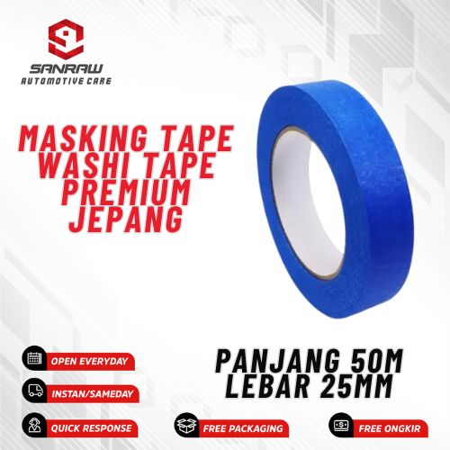 

Masking Tape Washi Tape Jepang 55m ( Kualitas 3m Tidak berbekas )