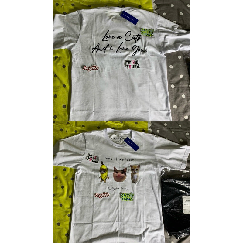 tshirt caysie cats
